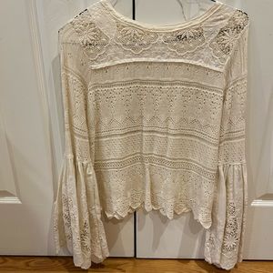 Free People Once Upon A Time Top - Ivory